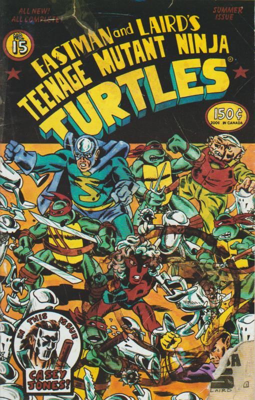 TEENAGE MUTANT NINJA TURTLES  #15 - KEY ISSUE