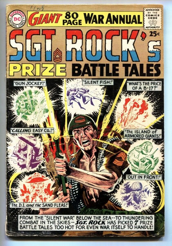 SGT. ROCK'S PRIZE BATTLE TALES-1964-80 PG GIANT VG+ 