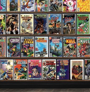 Huge Lot 140+ Comics with Rom, Warlord, Turok, Dinosaur Hunter & More!