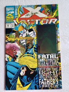 X-Factor #92 - signed w/COA Al Milgrom - X-Men - 1993 - NM