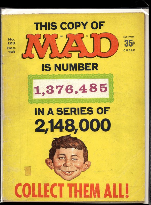 Mad #123 (1968) Alfred E. Neuman