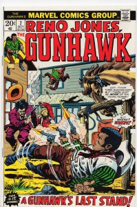 The Gunhawks #7 (1973) Reno Jones