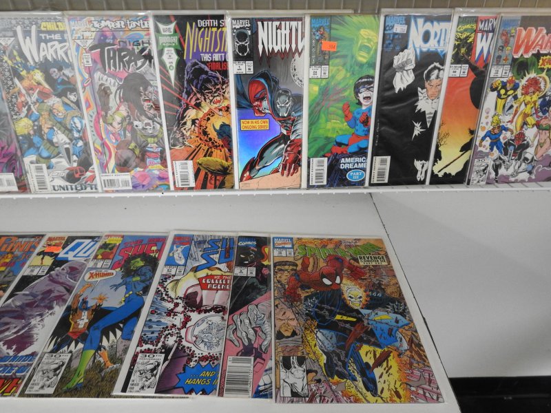 Huge Lot of 130+ Comics W/ Ghost Rider, Spiderman, Guardians o/t Galaxy Avg VF