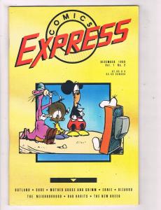 Comics Express Volume 1 #2 VF TPB Eclipse Comics Comic Book Dec 1989 DE41 AD18