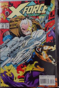 X-FORCE  #  28 1993 MARVEL DISNEY  CABLE