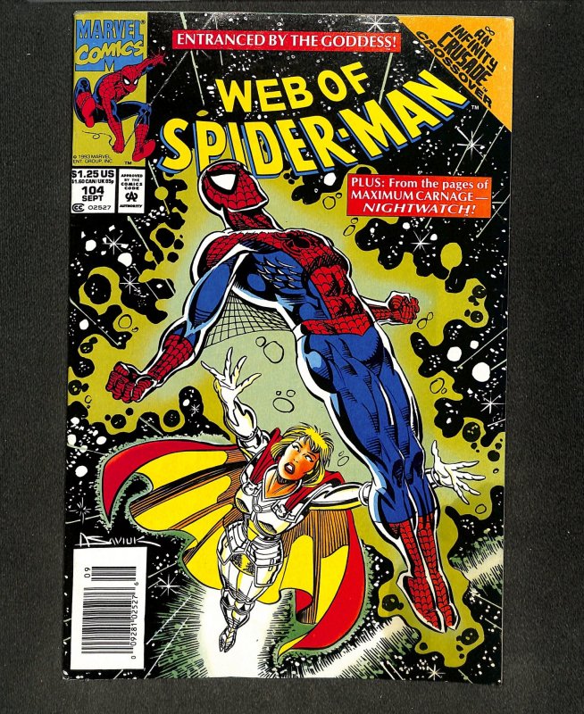 Web of Spider-Man #104 Newsstand Variant