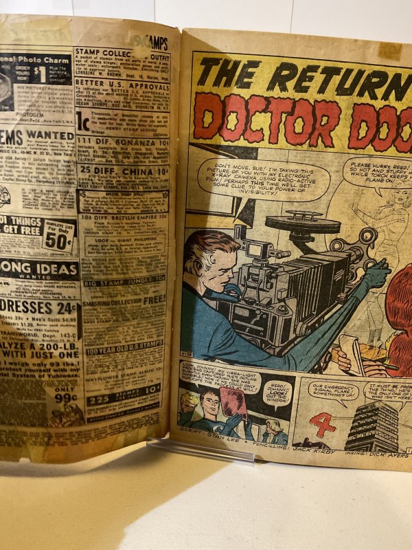 Fantastic Four #10  1963  G   Dr. Doom!