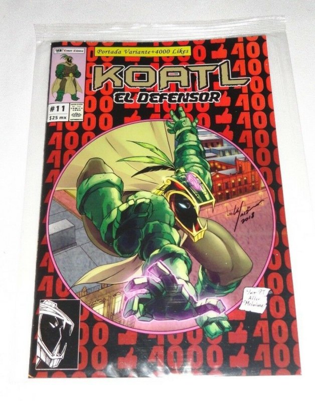 Koatl El Defensor #11 Amazing Spider-Man 300 Cover Swipe Variant Signed