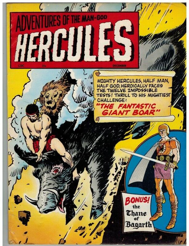 HERCULES (1967-1968 CH) 8 VG- Dec. 1968  (MAGAZINE LO