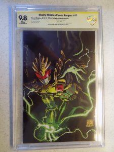 MIGHTY MORPHIN POWER RANGERS # 43 GALINDO VIRGIN EXCLUSIVE CBCS 9.8. SIGNED