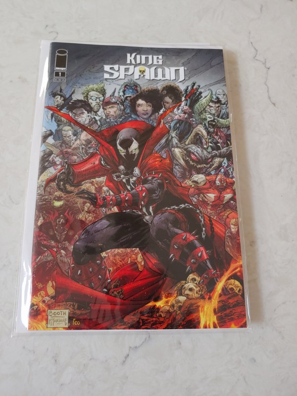 KING SPAWN #1 COVER F VARIANT BRETT BOOTH TODD MCFARLANE COVER VARIANT