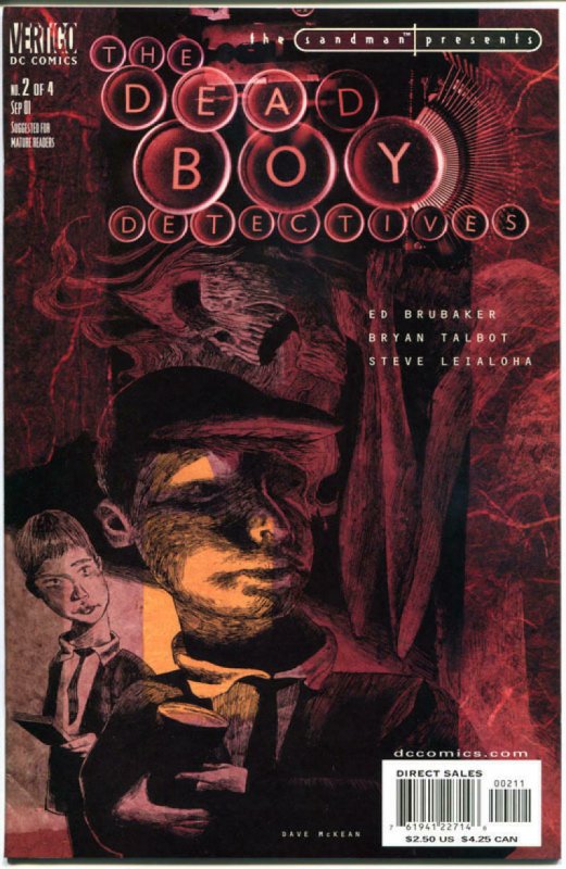 DEAD BOY DETECTIVES #1 2, 4, NM, Bryan Talbot, Sandman, 2001, Vertigo 3 issues 