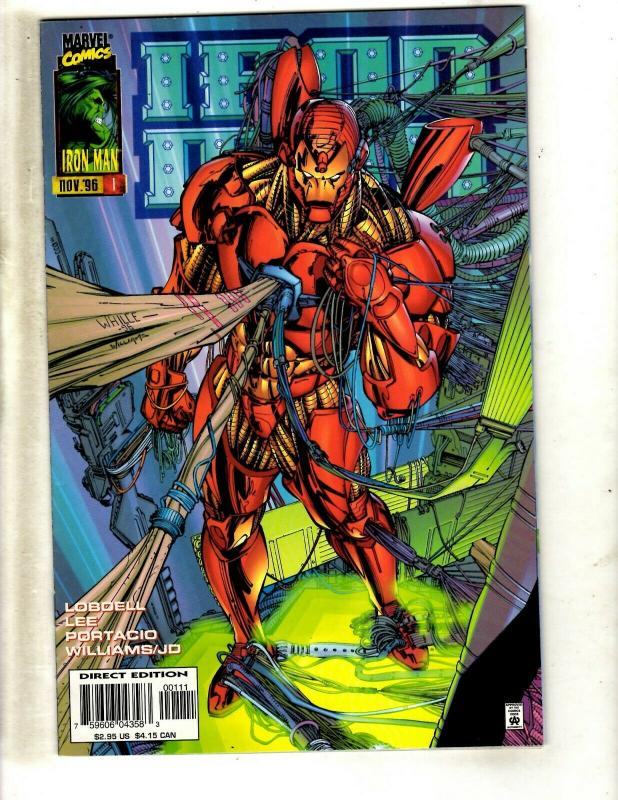 Lot Of 12 Iron Man Marvel Comic Books # 1 2 3 4 5 6 7 8 9 10 11 12 Avengers MF22