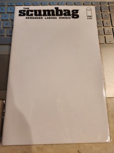 THE SCUMBAG #1 WHITE BLANK VARIANT