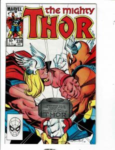 Mighty Thor # 338 NM Marvel Comic Book Loki Odin Avengers Enchantress Hela TD1