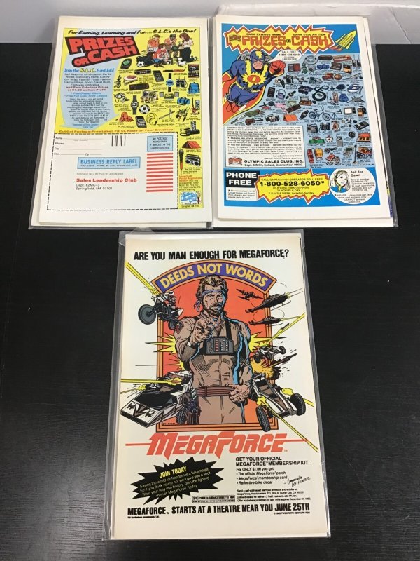 3PC CAPTAIN AMERICA LOT (8.0) #270, 271, 273!! 1982