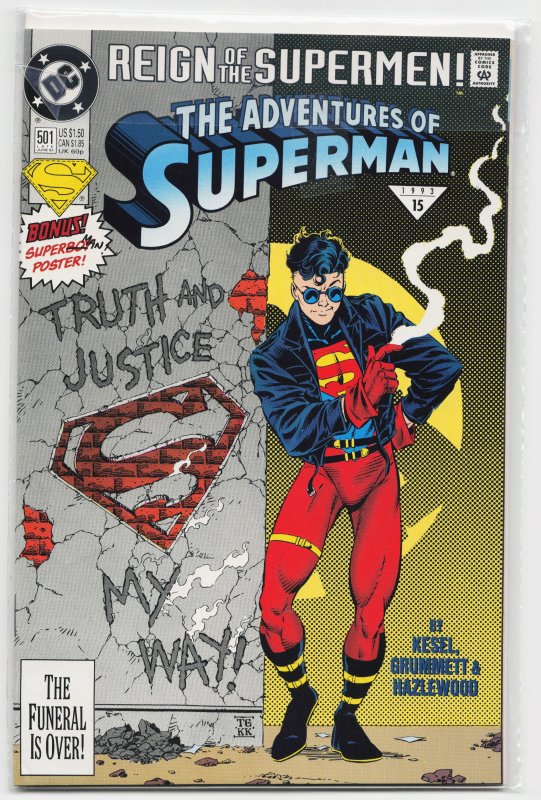 Adventures of Superman #501 (1993) Superboy