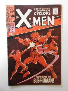 The X-Men #41  (1968) GD Condition! 2 centerfold wraps detached