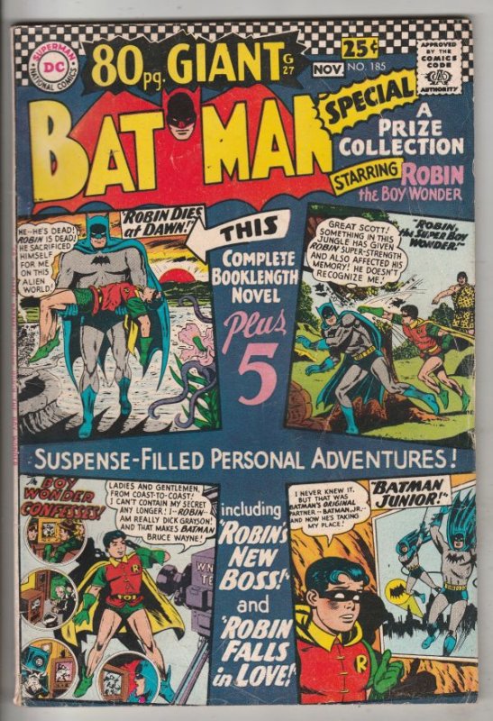 Batman #185 (Oct-66) VF+ High-Grade Batman