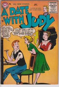 A DATE WITH JUDY #53 (Jul 1956) VG+ 4.5, sl yllg to white