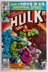 Incredible Hulk #252 NEWSSTAND