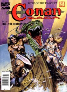 Conan Saga #87 (Newsstand) VG ; Marvel | low grade comic