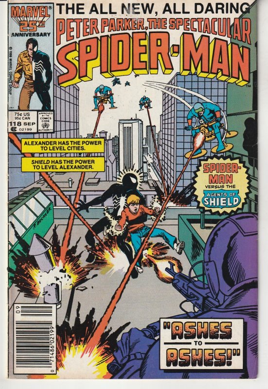 Peter Parker The Spectacular Spiderman # 118