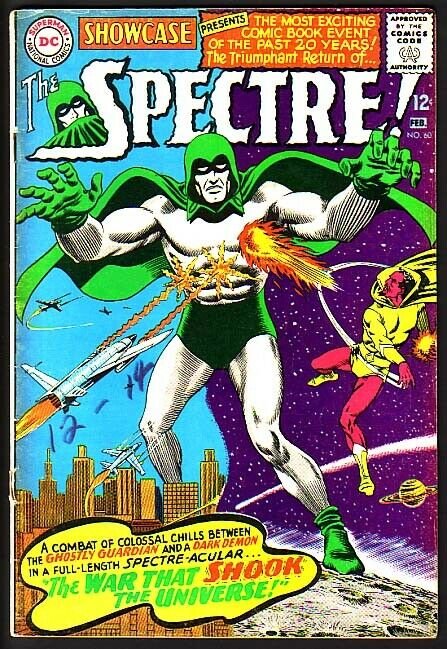 SHOWCASE THE SPECTRE!-# 60-FIERY JETS COVER VG/FN