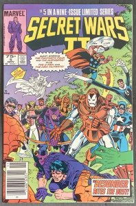 Secret Wars II #5 Newsstand Edition (1985, Marvel) NM