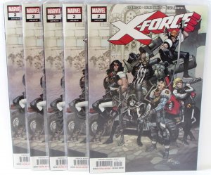 X-Force Lot of 5 #2 x5 Marvel Comics (2019) NM 1st Print Comic Books