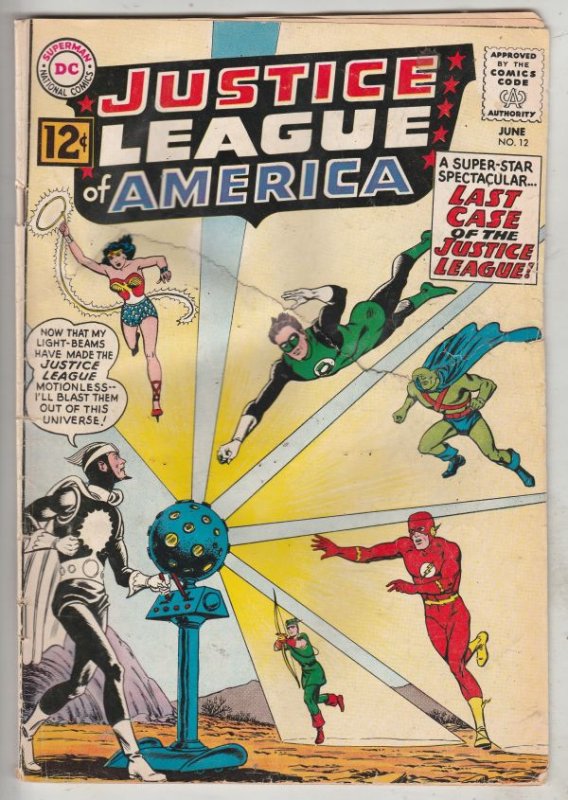 Justice League of America #12 (Jun-62) GD+ Low-Grade Justice League of Americ...