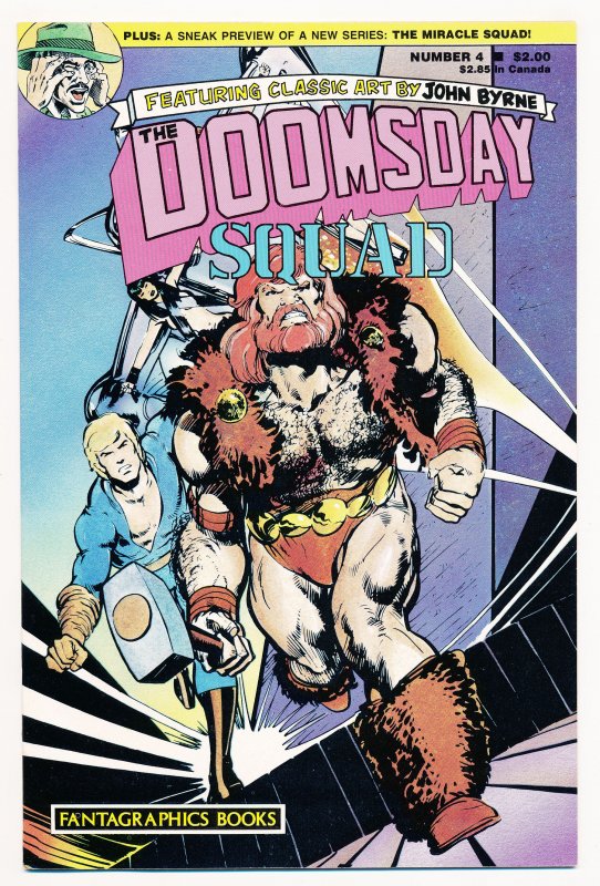 Doomsday Squad (1986) #1-7 VG to NM Complete series