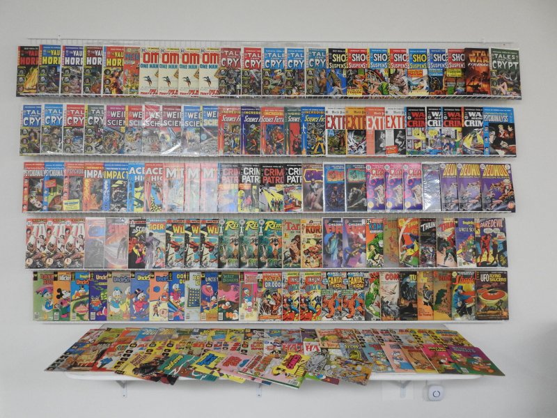 Huge lot 160+ Comics W/ EC Reprints, Uncle Scrooge,  Daredevil, +More Avg VG/FN