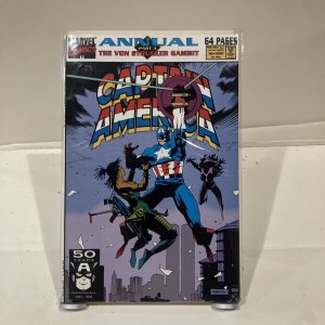 CAPTAIN AMERICA ANNUAL # 10 * MARVEL COMICS * 1991