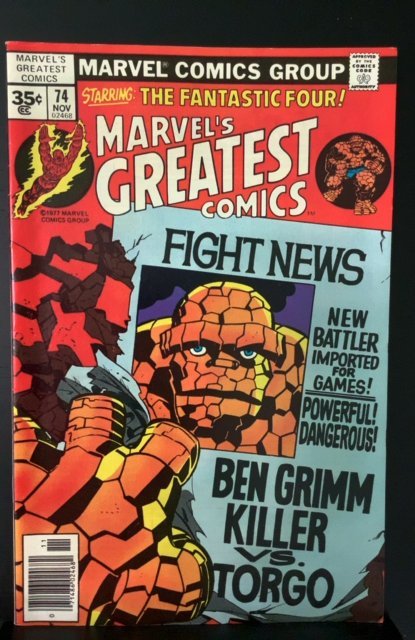 Marvel's Greatest Comics #74 (1977)