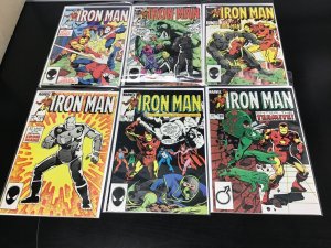 6PC IRON MAN LOT (7.0) #188-193!! 1984