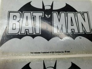  Batman Stickers Vintage 1989 DC comics lot of 2  