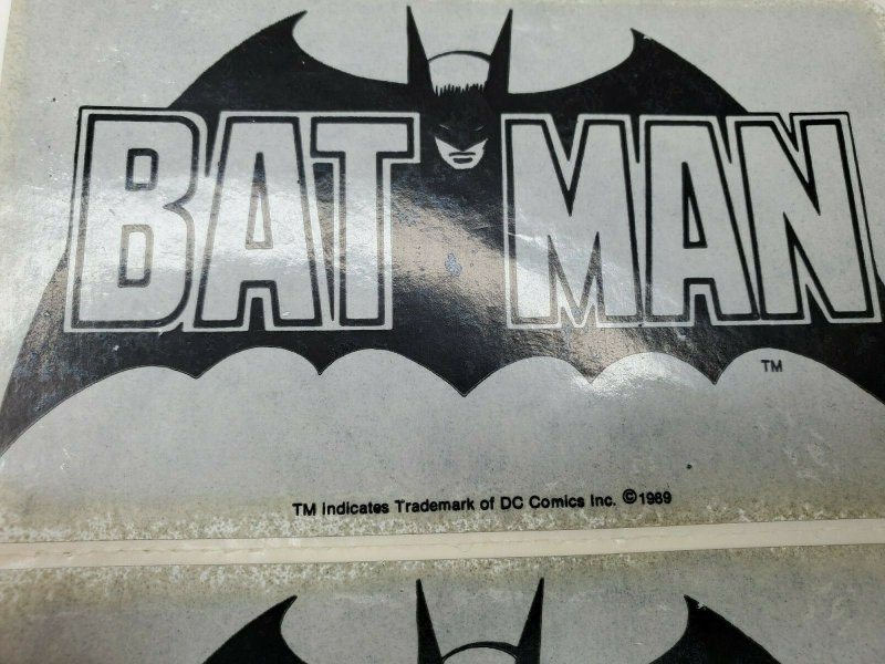  Batman Stickers Vintage 1989 DC comics lot of 2  