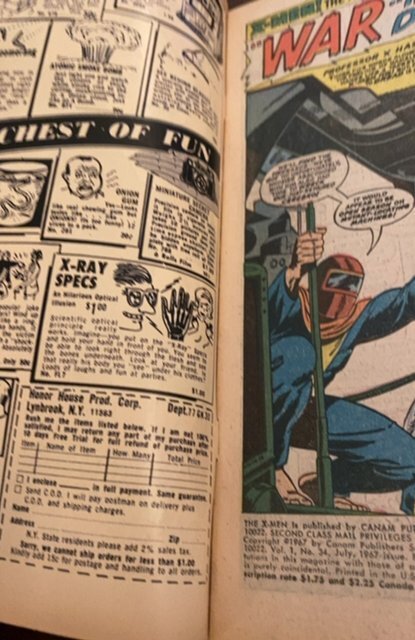 The X-Men #34 (1967)war the world in Darkness