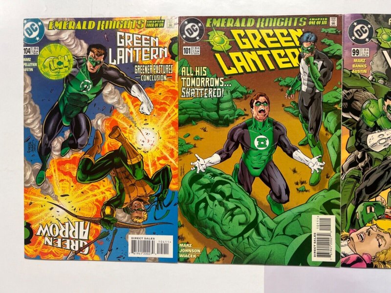 4 Green Lantern DC Comic Books # 98 99 101 104 Wonder Woman Flash Robin 30 JS45