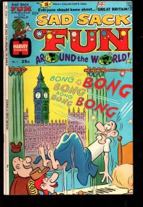 Sad Sack Fun Around The World #1  1974 - Harvey  -FN - Comic Book