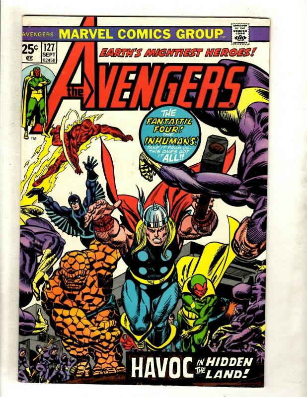 Lot Of 5 Avengers Marvel Comics # 127 128 129 130 131 Thor Hulk Iron Man GK2