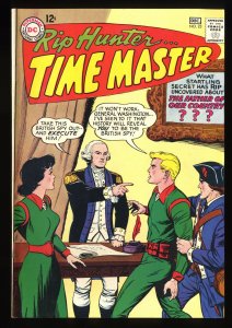 Rip Hunter... Time Master #23 FN/VF 7.0 George Washington! Silver Age!