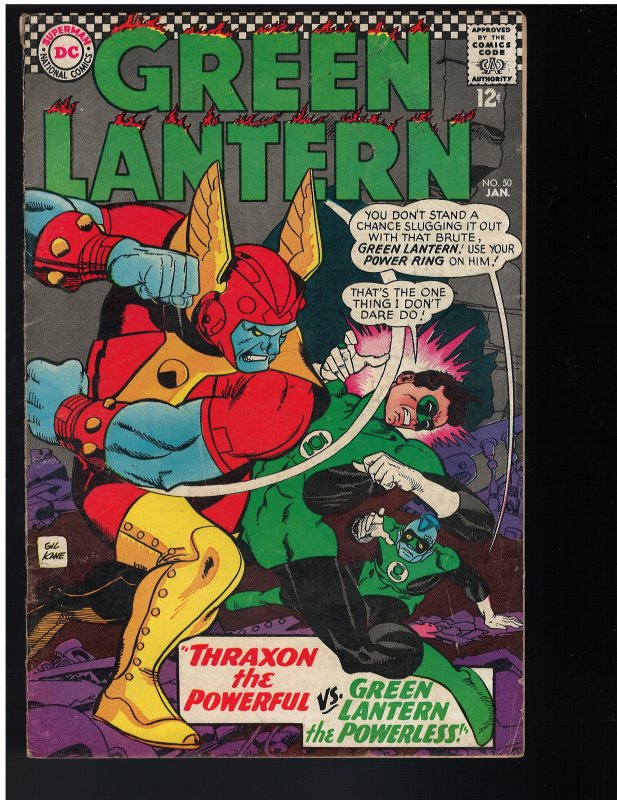 Green Lantern #50 (1967) - 1st Thraxon