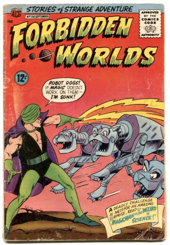 Forbidden Worlds #130 1965- Robot cover - G