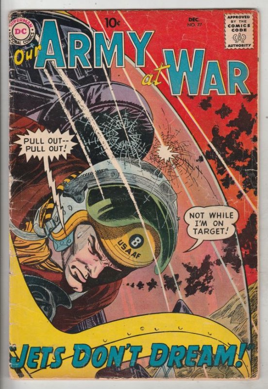 Our Army at War #77 (Dec-58) VG/FN Mid-Grade 