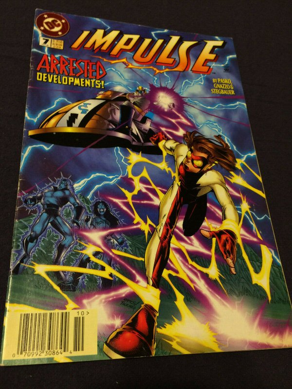 Impulse #7 Arrested Developments VF/NM DC Comics (1995)