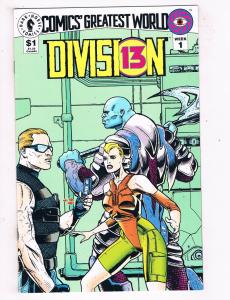 Comics Greatest World: Division 13 #1 NM Dark Horse Comic Book 1993 DE43 TW14