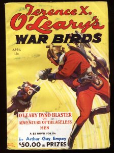 Terence X. O'Leary's War Birds April 1935-Rare Sci-Fi Aviation pulp magazine