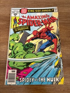 The Amazing Spider-Man Annual # 12 VG/FN Marvel Comic Book Hulk  17 J297